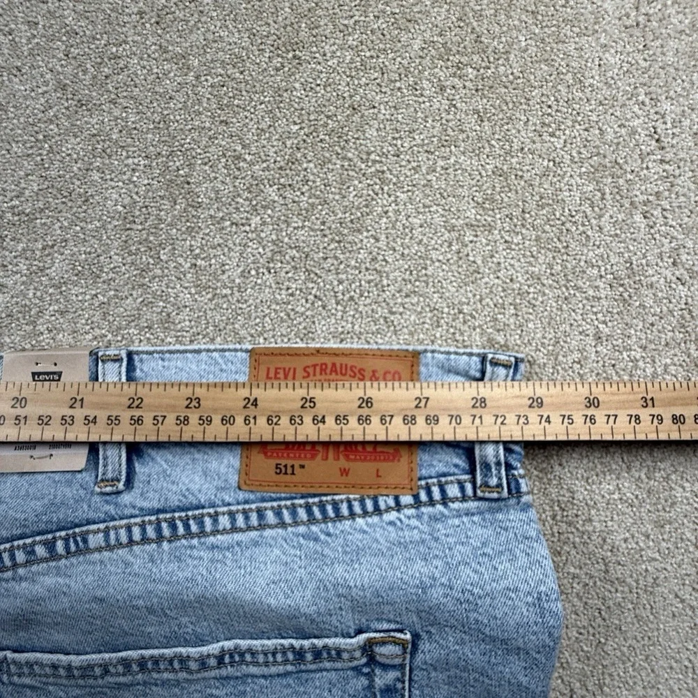 Levi's Men's 511 Slim Low Rise 58x32 Flex Stretch Slim Fit Tapered Jeans‎